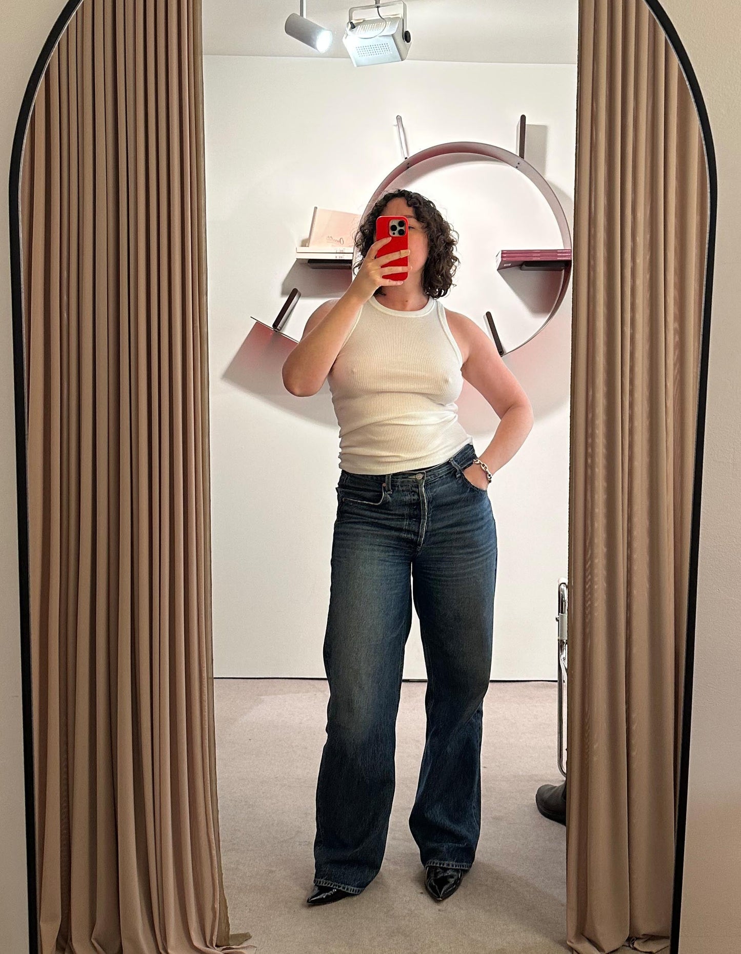 Cotton Americana Tank White | UNDERLENA