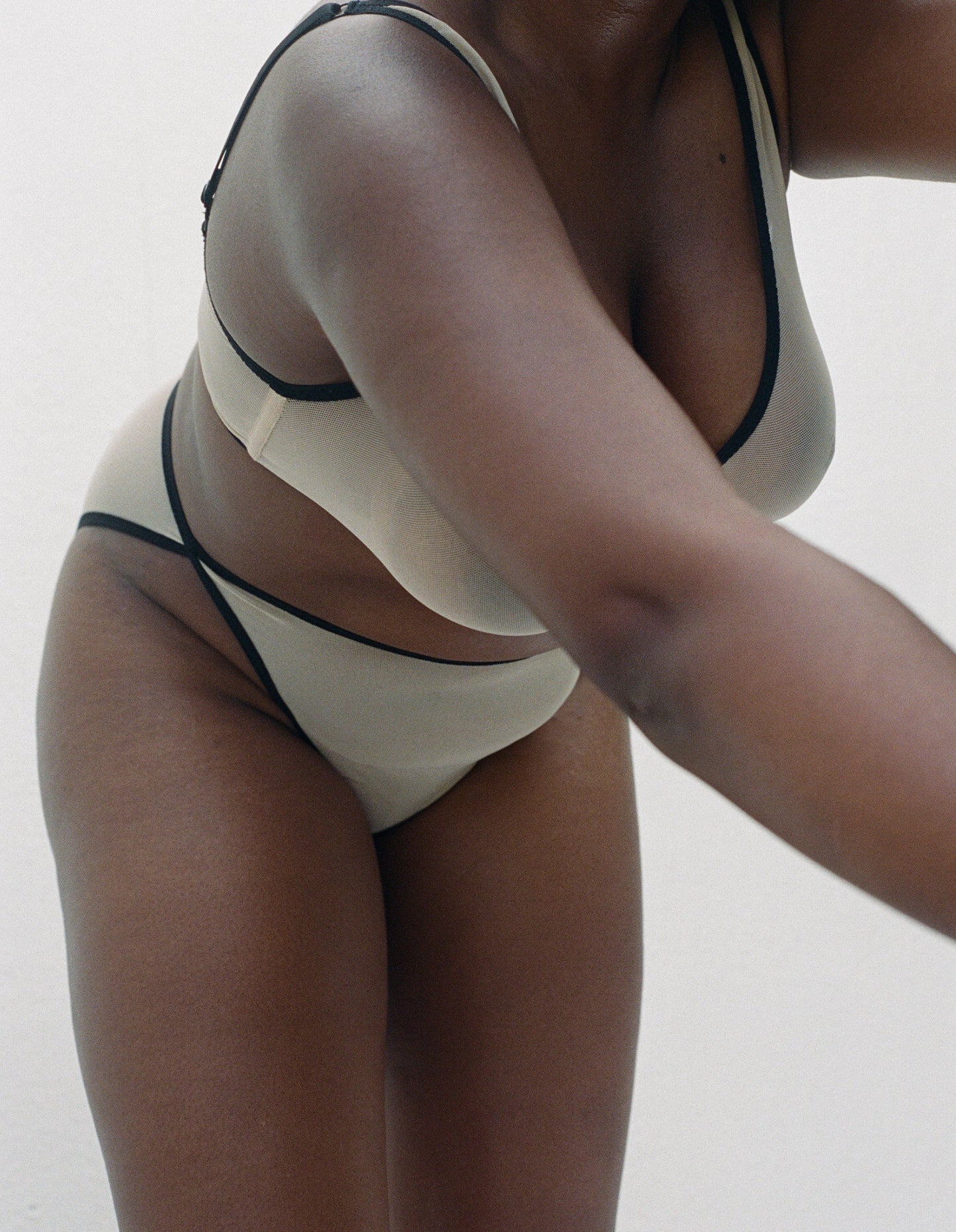 Mies Brief Black + Ecru | UNDERLENA