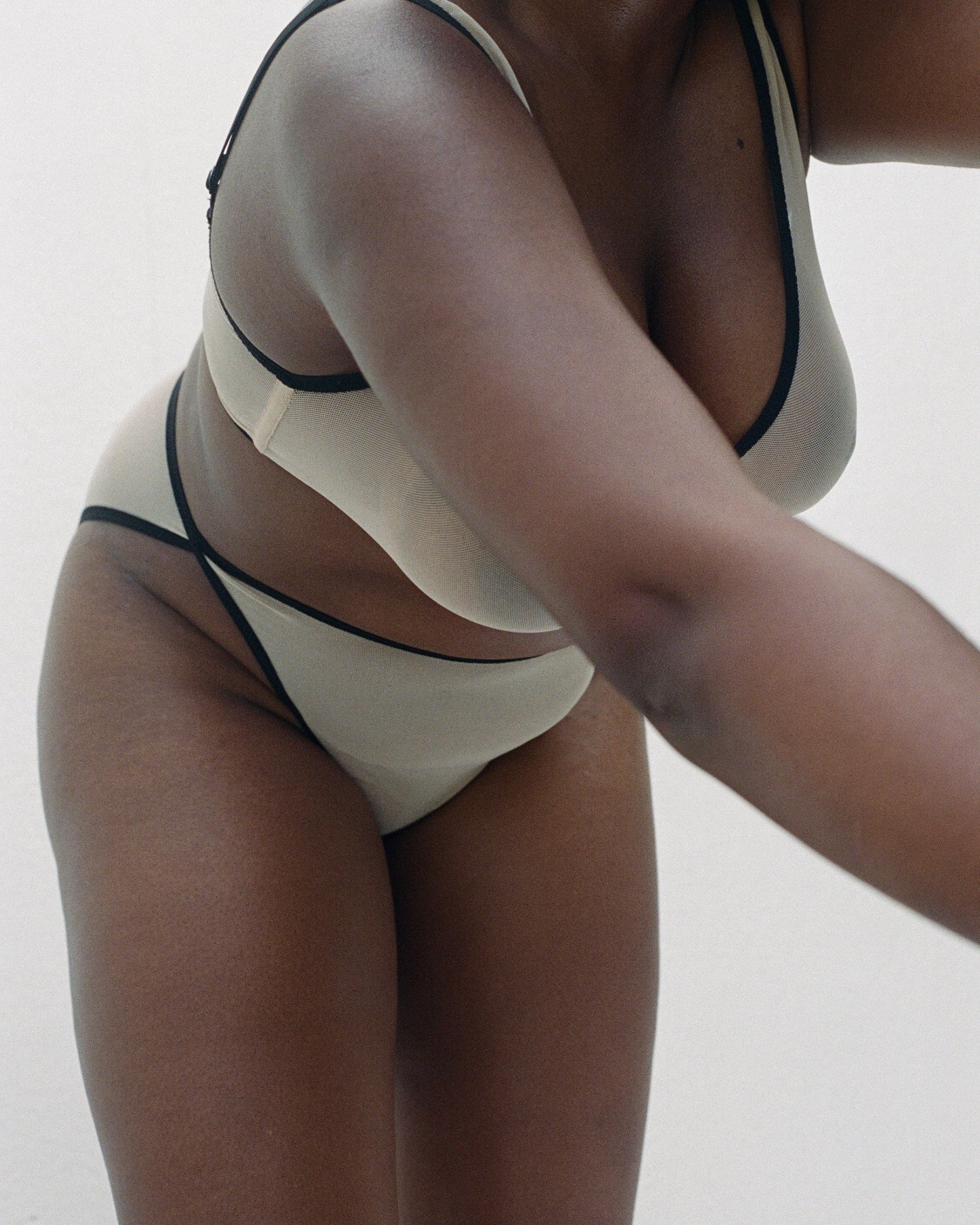 Mies Brief Black + Ecru | UNDERLENA