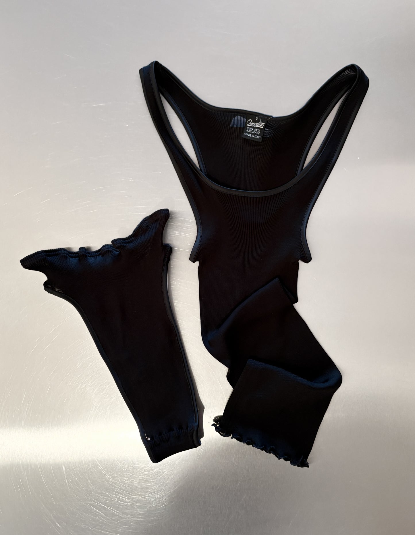 Mid Brief Silk Black