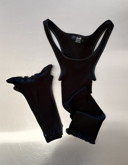 Mid Brief Silk Black