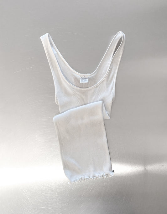 White Singlet on table