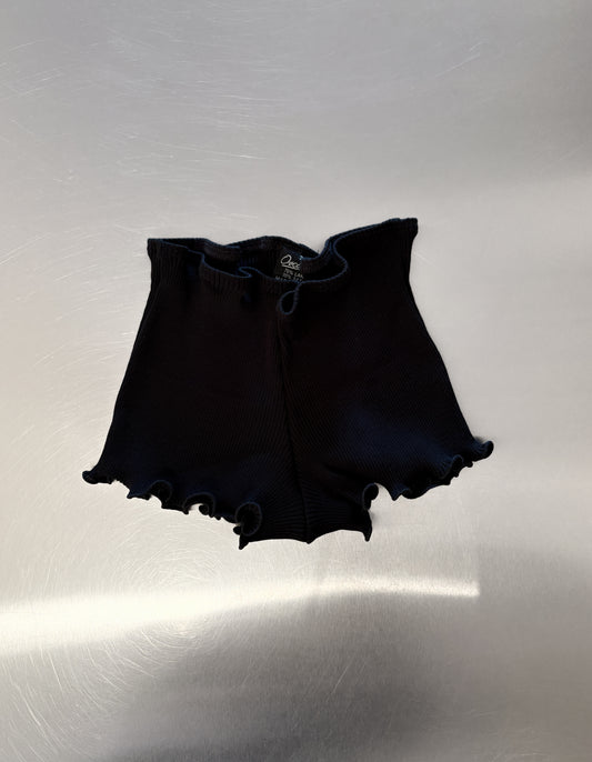 Wool + Silk Ribbed Boy Short