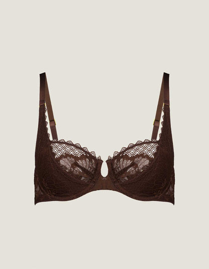 The Balconette Bra Sable