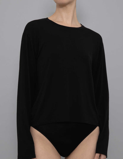 Relaxed Long Sleeve Black