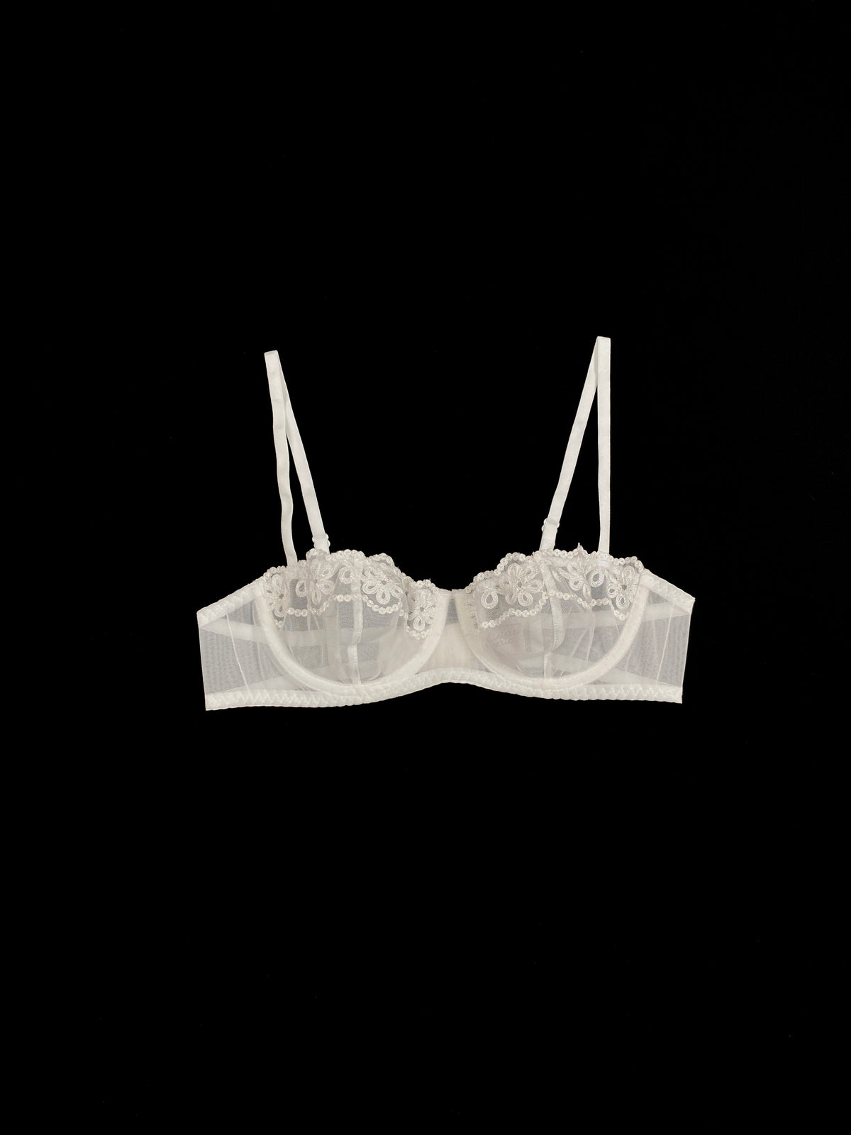 Eva Balcony Bra White