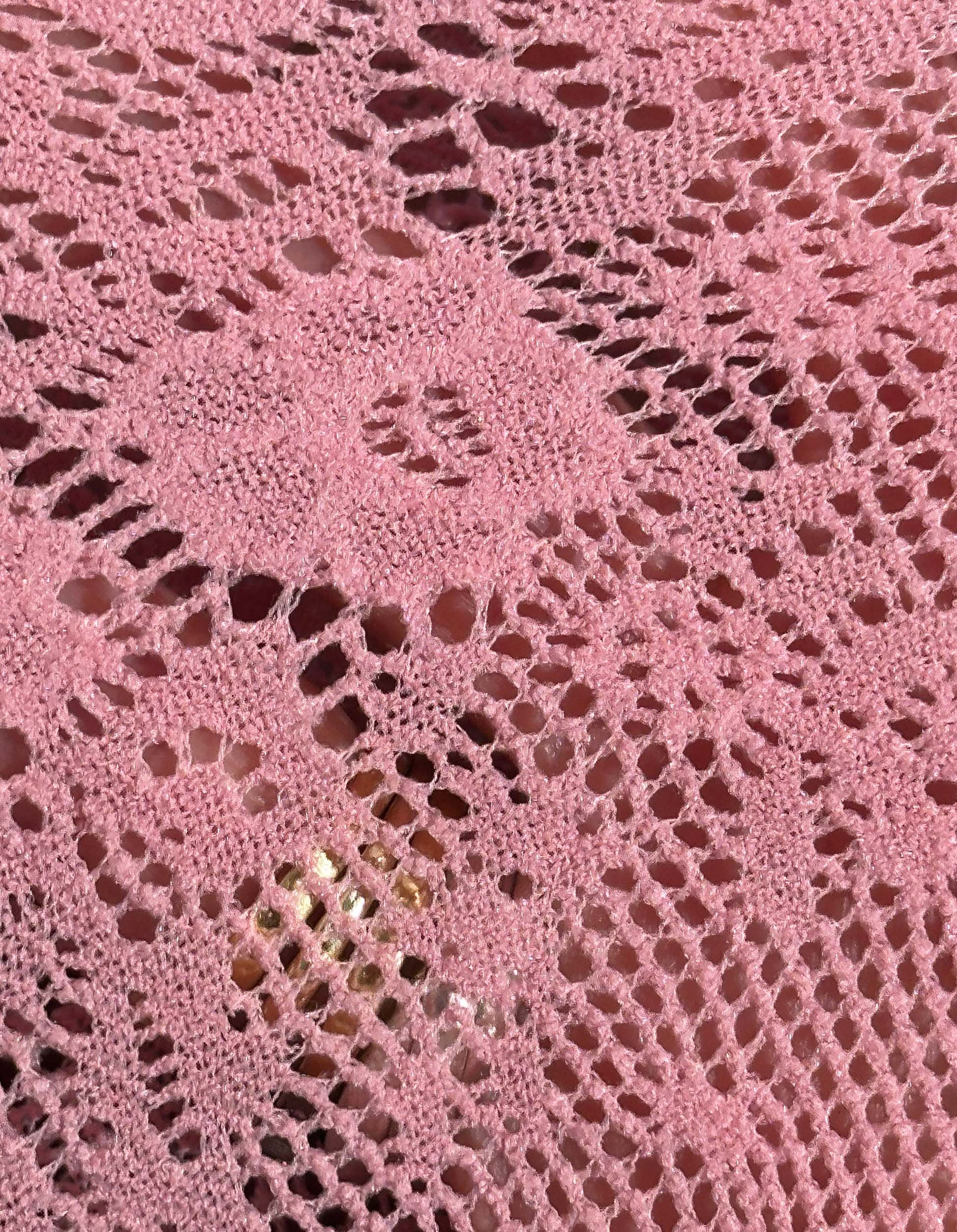 Rosa Lace Knee-Highs Dusty Pink | UNDERLENA